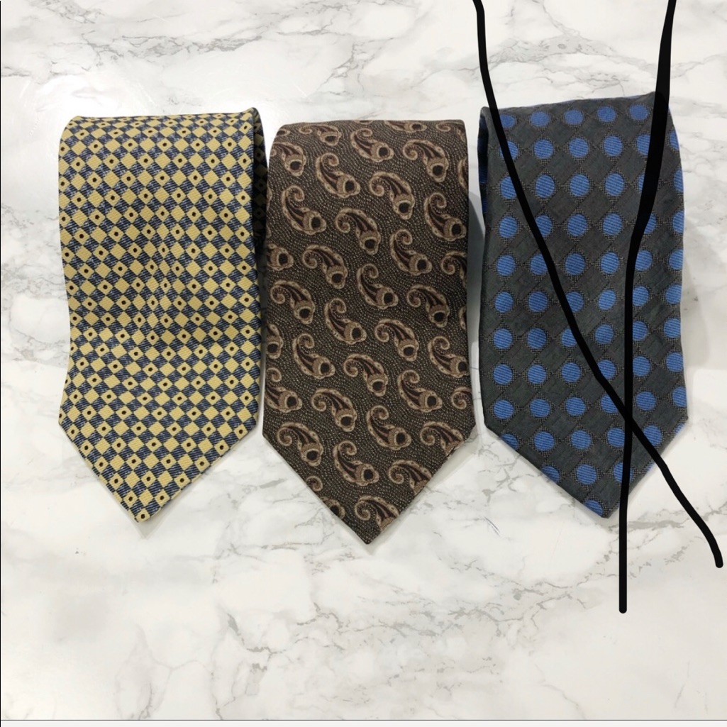 Vintage Armani Tie Lot 1 Giorgio Armani 1 Emporio